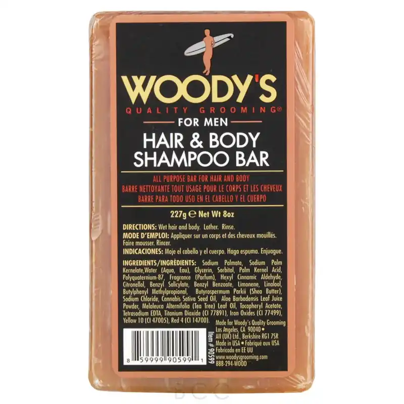 Woodys Hair & Body Shampoo Bar 8oz