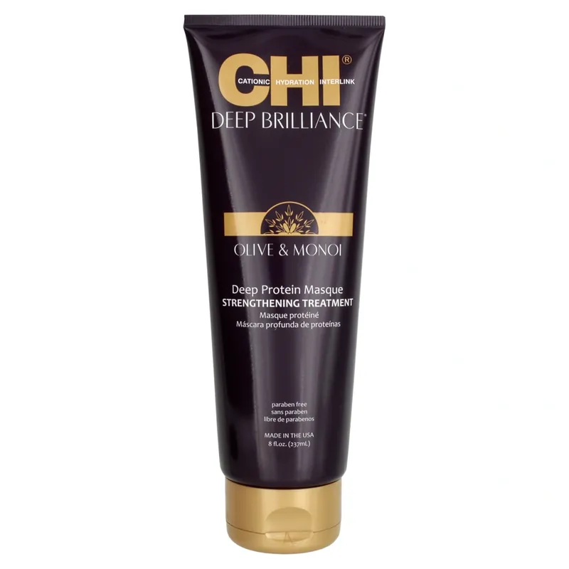 CHI Deep Brilliance Deep Protein Masque Strengthening Treatment 8oz