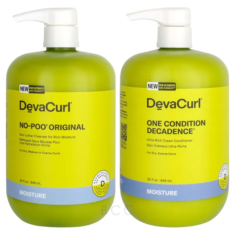 DevaCurl No-Poo Original & One Condition Decadence 33.8 oz 2piece