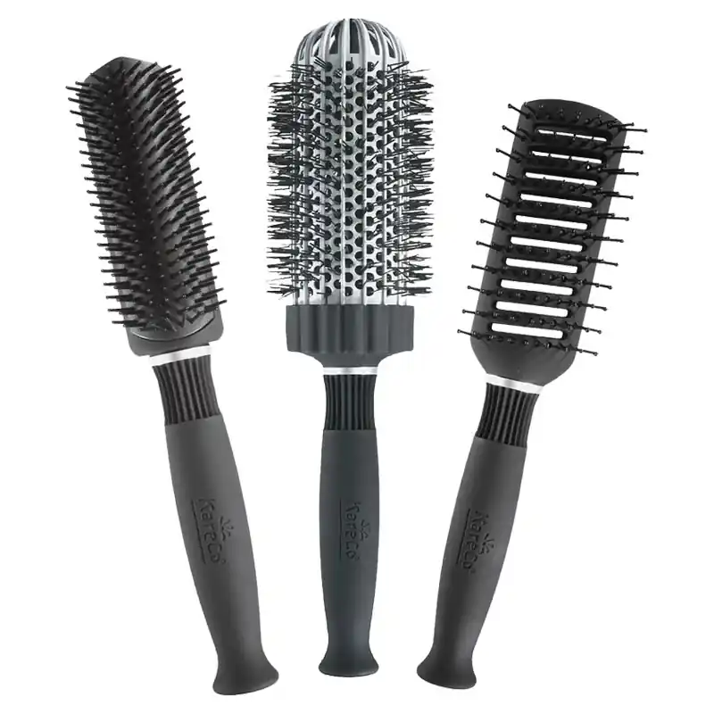 KareCo Big Hair Brush Pack 3piece