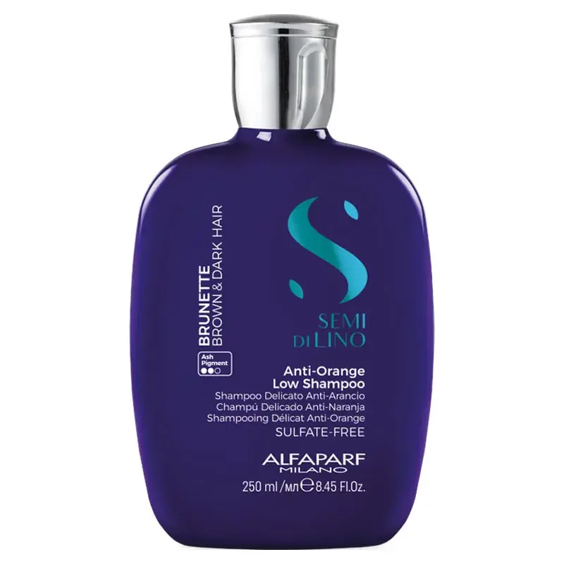 Alfaparf Semi di Lino Brunette Anti-Orange Low Shampoo 8.5oz