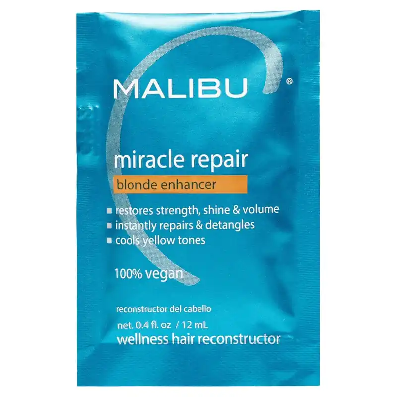 Malibu C Miracle Repair - Blonde Enhancer Wellness Hair Reconstructor 0.4 oz 1piece