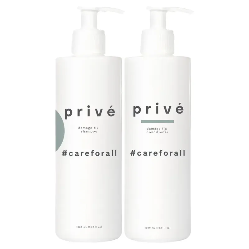 Prive Damage Fix Shampoo & Conditioner Duo 33.8 oz 2piece