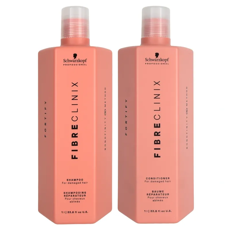 Schwarzkopf Fibre Clinix Fortify Shampoo & Conditioner Duo 33.8 oz 2piece