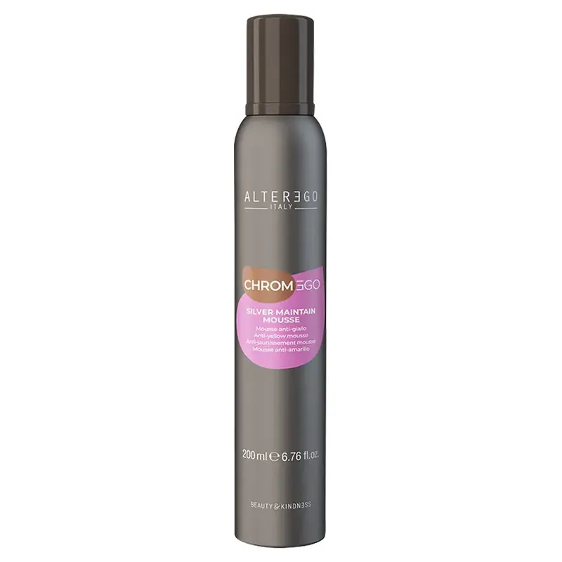 Alter Ego Italy ChromEgo Silver Maintain Anti-Yellow Mousse 6.76oz