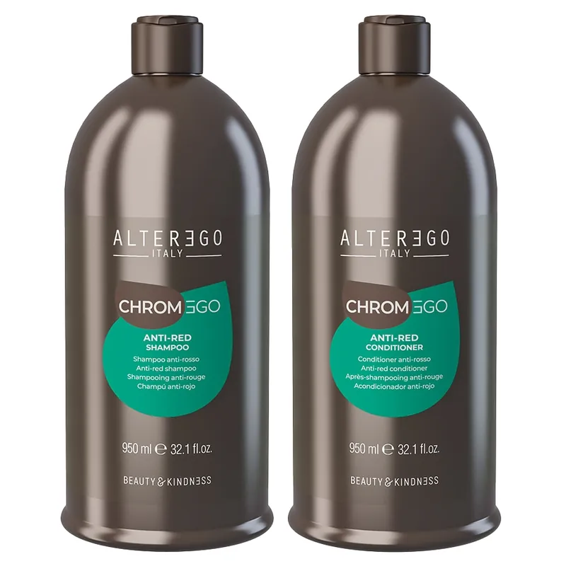 Alter Ego Italy ChromEgo Anti-Red Shampoo & Conditioner Duo 32.1 oz 2piece