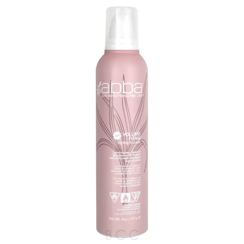 Abba Volume Foam Styling Mousse 8oz