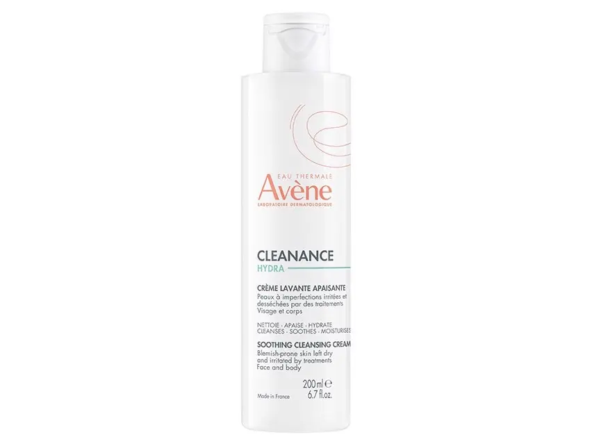 Avene Cleanance HYDRA Soothing Cleansing Cream (formerly known as Avene Clean-Ac Soothing Cleansing Cream) 6.7 fl oz / 200 ml