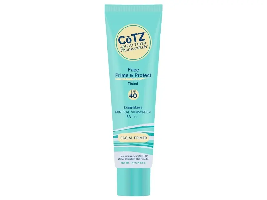 CoTZ Face Prime & Protect SPF 40 - Tinted (formerly known as CoTZ Face Natural Skin Tone SPF 40) 44.4 ml / 1.5 fl oz