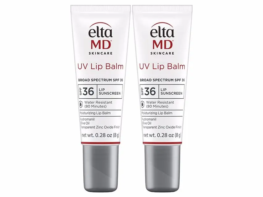 EltaMD UV Lip Balm Broad-Spectrum SPF 36 Lip Sunscreen - 2 Pack (formerly known as EltaMD UV Lip Balm Broad-Spectrum SPF 31 - 2 Pack)