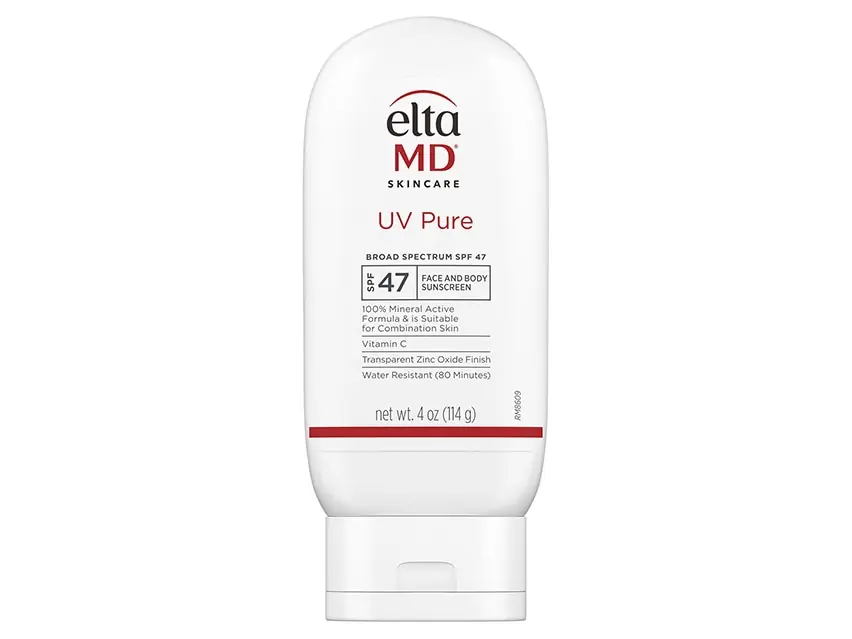 EltaMD UV Pure Broad Spectrum SPF 47 Face and Body Sunscreen (formerly known as EltaMD UV Pure SPF 47) 4 oz / 114 g - EltaMD Skin Care