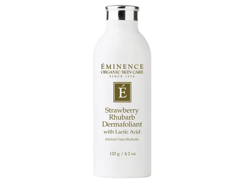 Eminence Organics Strawberry Rhubarb Dermafoliant (formerly known as Eminence Organics Strawberry Rhubarb Dermafoliant with Lactic Acid) 4.2 oz