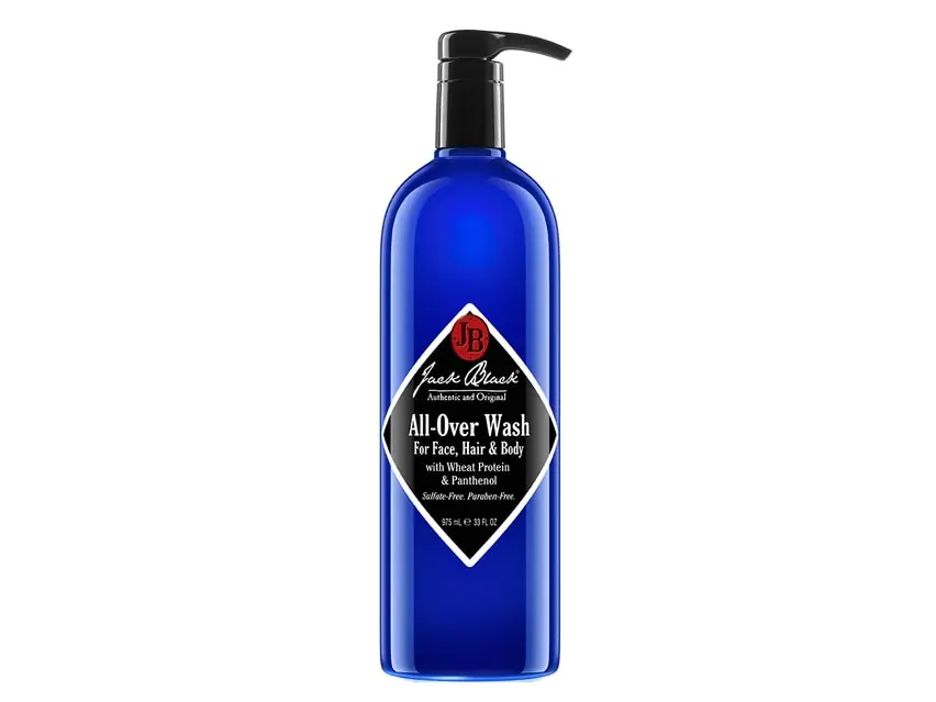 Jack Black All-Over Wash for Face, Hair, & Body - Pump 33 oz 33 oz