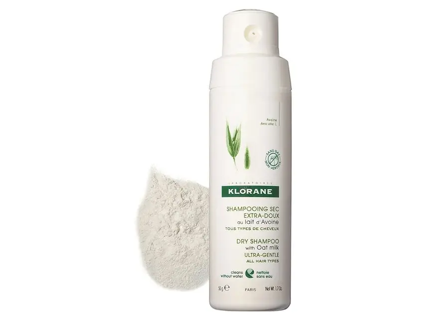 Klorane Dry Shampoo with Oat Milk - Non-Aerosol (Eco-Friendly) 1.7 oz