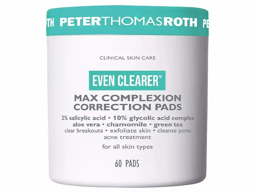 Peter Thomas Roth Even Clearer Max Complexion Correction Pads (formerly known as Peter Thomas Roth Max Complexion Correction Pads) 60 Pads