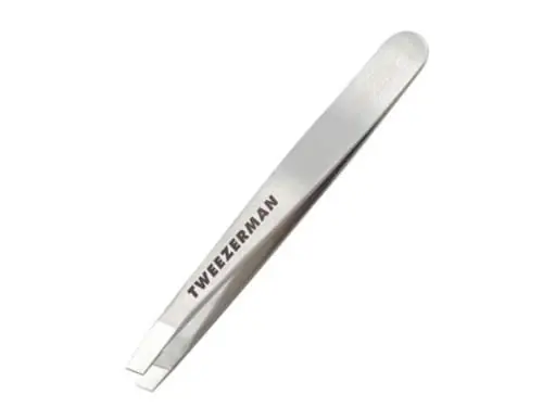 Tweezerman Mini Slant Tweezer Classic Stainless Steel 1 Piece