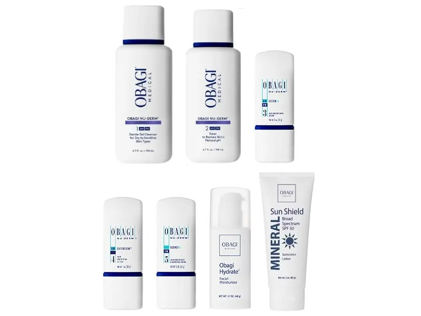 Obagi Nu-Derm Fx System - Normal to Dry Skin (Hydroquinone-Free Formula) (formerly known as Obagi Nu-Derm Fx Starter System - Normal to Dry Skin (New Hydroquinone-Free Formula)) 7-Piece Set