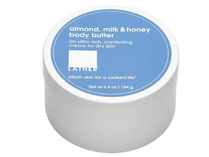 LATHER Almond, Milk & Honey Body Butter 6.5 oz