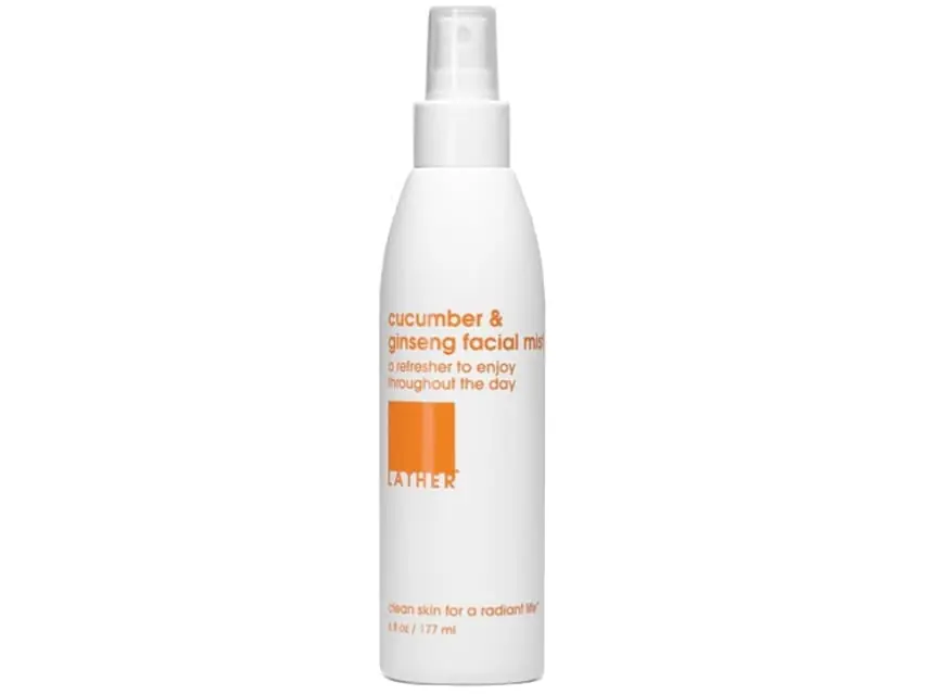LATHER Cucumber & Ginseng Facial Mist 6 oz