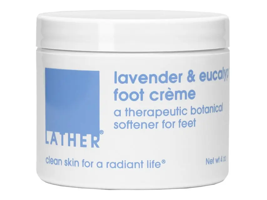 LATHER Lavender & Eucalyptus Foot Crème 4 oz