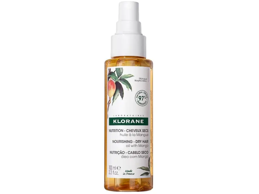 Klorane Nourishing Dry Hair Oil with Mango (formerly known as Klorane Mango Oil Spray) 3.3 oz