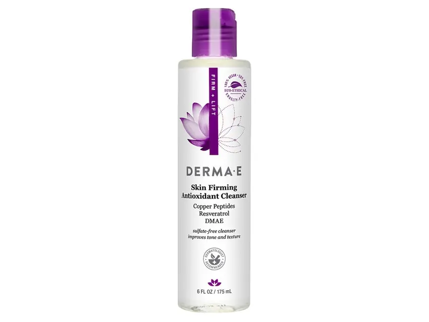 derma e Skin Firming Antioxidant Cleanser (formerly known as derma e Firm + Lift Firming Cleanser) 6.0 fl oz / 175 ml