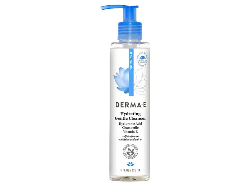 derma e Hydrating Gentle Cleanser with Hyaluronic Acid 6.0 fl oz / 175 ml