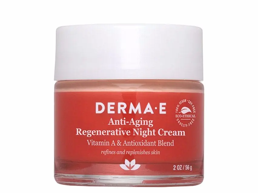derma e Anti-Wrinkle Anti-Aging Regenerative Night Cream (formerly known as derma e Age-Defying Antioxidant Night Cream) 2.0 oz / 56 g