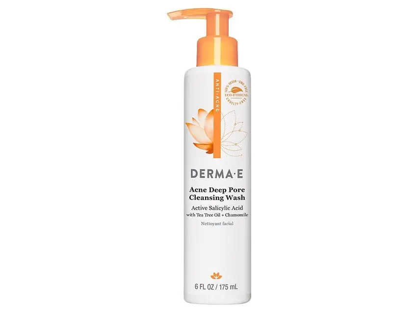 derma e Anti-Acne Acne Deep Pore Cleansing Wash (formerly known as derma e Very Clear Acne Cleanser) 6.0 fl oz / 175 ml