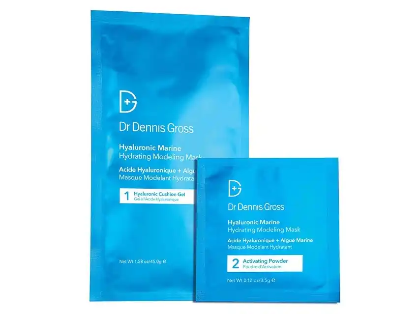 Dr. Dennis Gross Skincare Hyaluronic Marine Hydrating Modeling Mask 4 Treatments