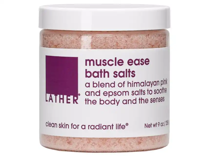 LATHER Muscle Ease Bath Salts 9 oz