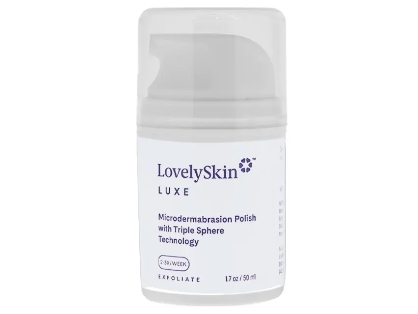 LovelySkin LUXE Microdermabrasion Polish with Triple Sphere Technology 1.7 fl oz