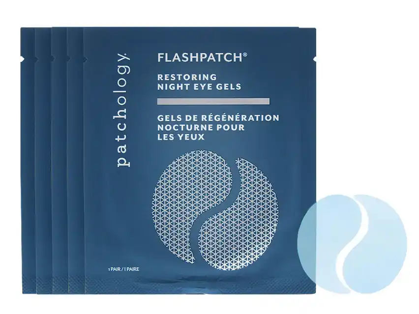 patchology FlashPatch Restoring Night Eye Gels - 5 Pack 5 Applications