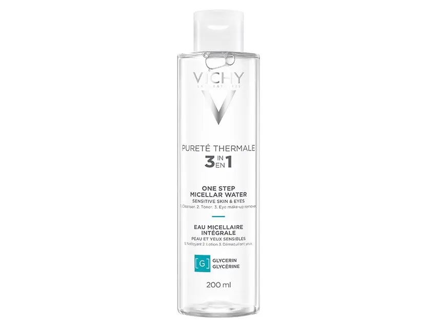Vichy Purete Thermale 3 in 1 One Step Cleansing Micellar Water (formerly known as Purete Thermale Mineral Micellar Water – Sensitive Skin) 6.76 fl oz
