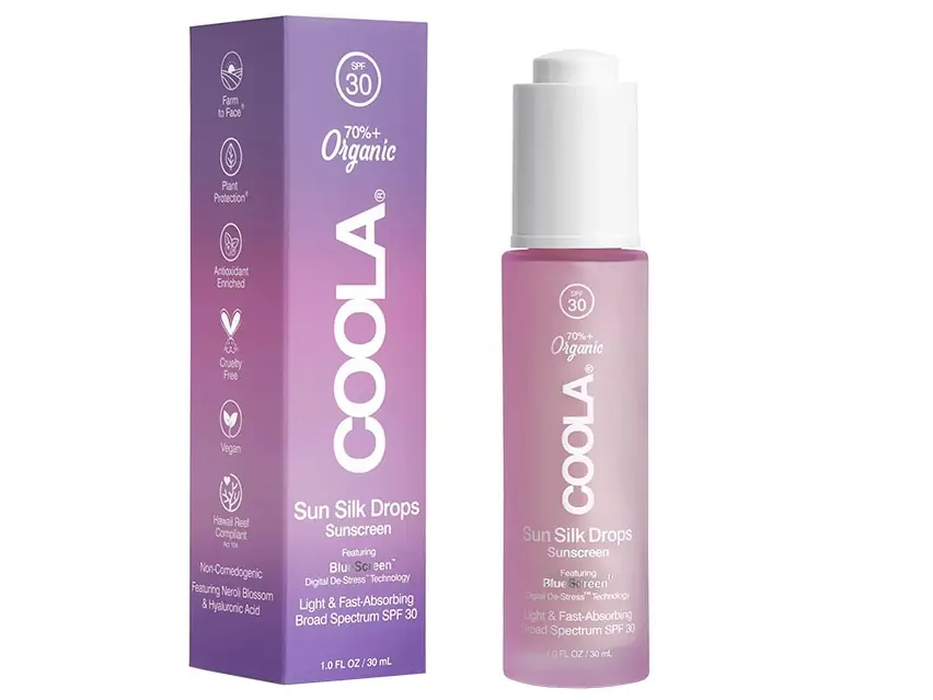 COOLA Organic SPF 30 Full Spectrum 360° Sun Silk Drops 1.0 fl oz