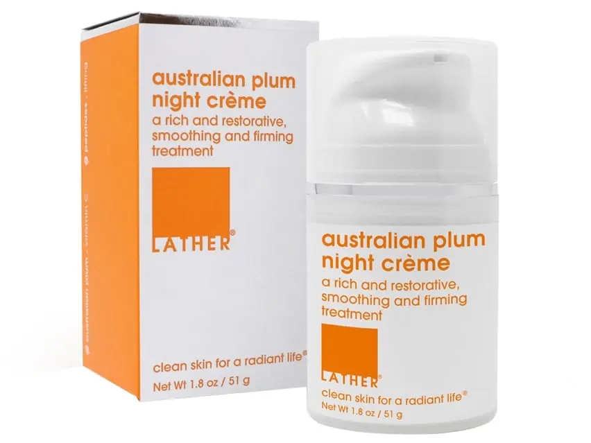 LATHER Australian Plum Night Creme 1.8 fl oz