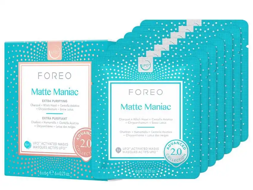 FOREO UFO Activated Mask - Matte Maniac 2.0 (formerly known as FOREO UFO Activated Mask - Matte Maniac) 6 Treatments