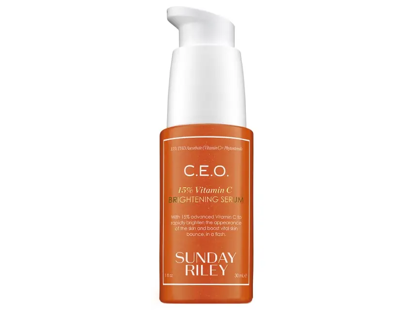 Sunday Riley C.E.O. 15% Vitamin C Brightening Serum (formerly known as Sunday Riley C.E.O. Rapid Flash Brightening Serum)