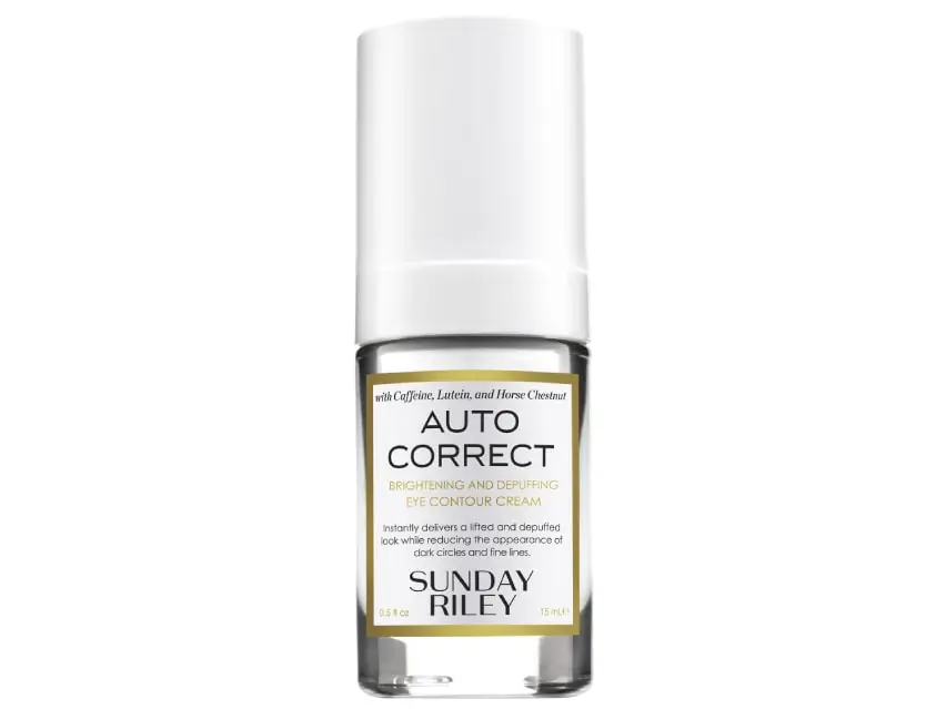 Sunday Riley Auto Correct Brightening and Depuffing Eye Contour Cream 0.5 fl oz
