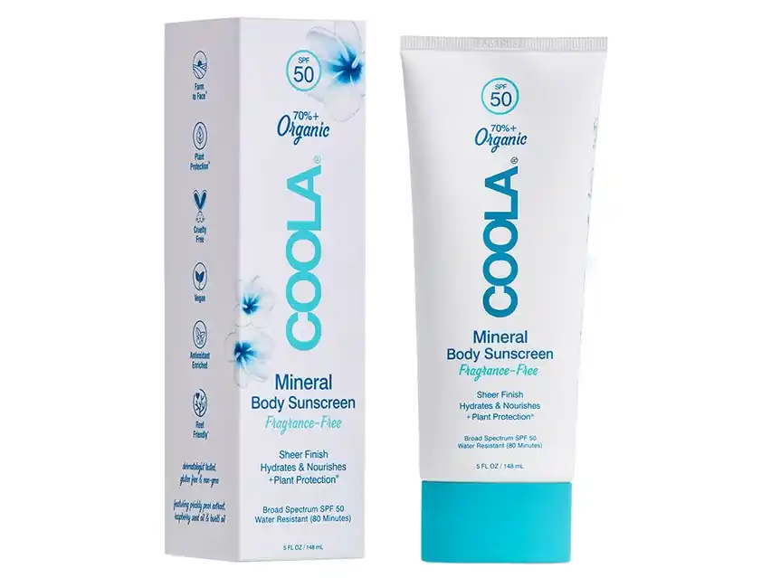 COOLA Organic Mineral Body Sunscreen SPF 50 - Fragrance-Free