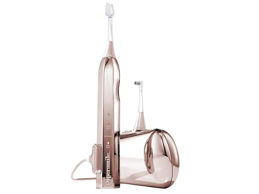 Supersmile Zina45 Deluxe Sonic Pulse Toothbrush 11-Piece Set