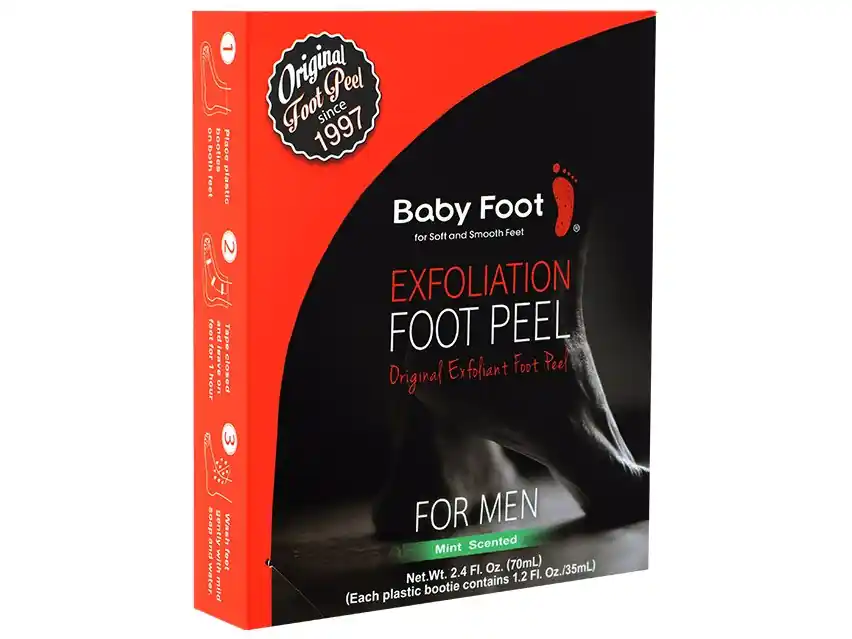 Baby Foot Exfoliation Foot Peel for Men 1 Treatment