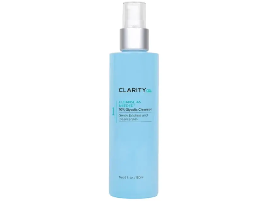 ClarityRx Cleanse As Needed 10% Glycolic Cleanser 6.0 fl oz