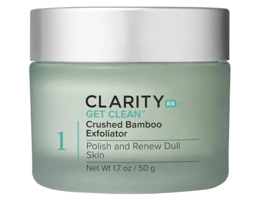 ClarityRx Get Clean Crushed Bamboo Exfoliator 1.7 oz Exfoliator