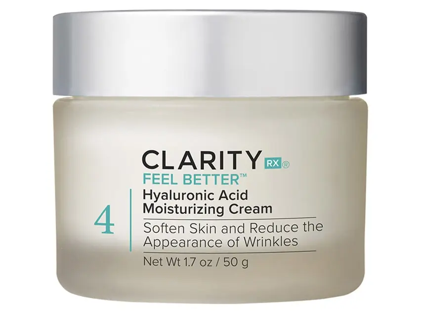 ClarityRx Feel Better Hyaluronic Acid Moisturizing Cream 1.7 oz