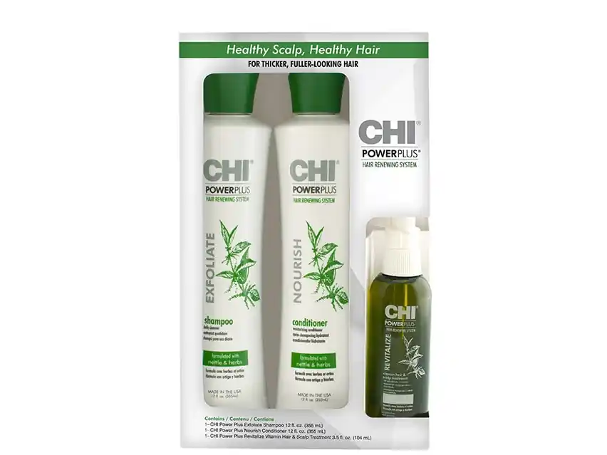 CHI Power Plus Starter Hair Renewing System (formerly known as CHI Power Plus Starter Kit) 3-Piece Set