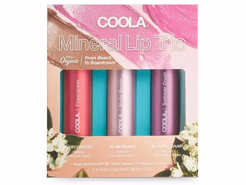 COOLA From Beach to Boardroom Tinted Mineral Liplux Trio SPF 30 3-Piece Set