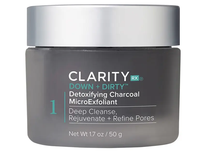 ClarityRx Down + Dirty Detoxifying Charcoal MicroExfoliant 1.7 oz