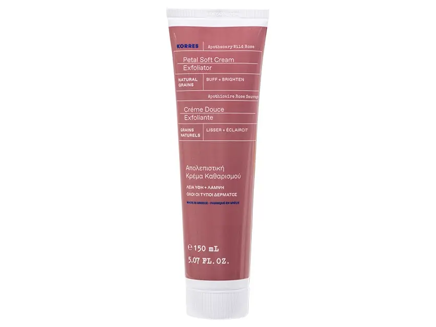 KORRES Apothecary Wild Rose Petal Soft Cream Exfoliator 5.07 oz