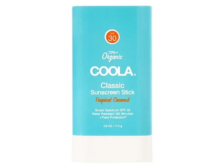 COOLA Organic Classic Sunscreen Stick SPF 30 - Tropical Coconut 0.6 oz
